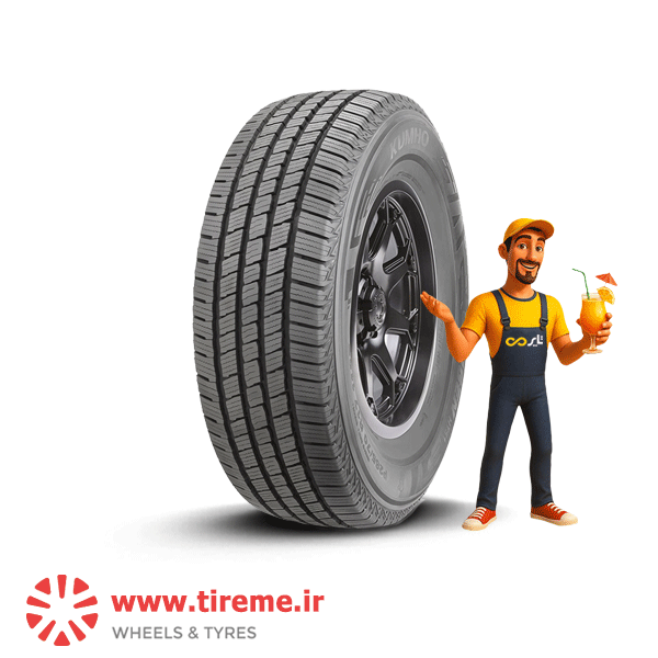 لاستیک کومهو کره سایز 255/70R15 گل CROGEN HT51
