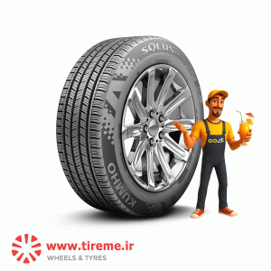 لاستیک کومهو کره سایز 235/70R16 گل SOLUS TA11