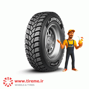 لاستیک جینیو چین سایز 315/80R22.5 گل JD758