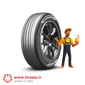 لاستیک یوکوهاما ژاپن سایز 235/55R19 گل V553