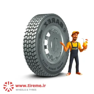 لاستیک بارز سایز 12R24 گل HD862