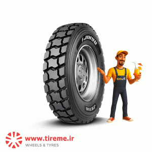 لاستیک جینیو چین سایز 12R24 گل JY716