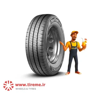 لاستیک زتوم کره سایز 195R15 گل KC53