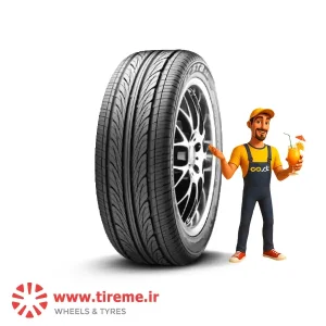 لاستیک زتوم کره سایز 205/60R14 گل KU33