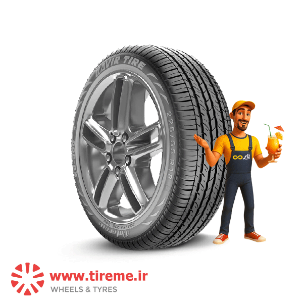 لاستیک کویر تایر سایز 225/55R18 گل KB500