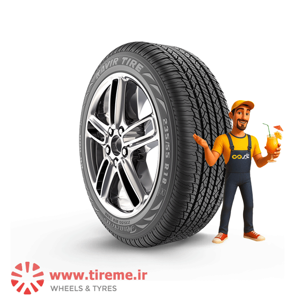 لاستیک کویرتایر سایز 235/55R18 گل KB800